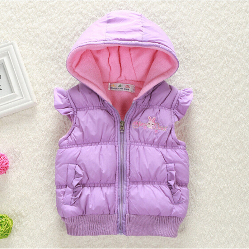 New Girls jackets fashion Minnie cartoon Clothing coat baby girl winter warm and casual Outerwear for 1-5 years old Kids jackets