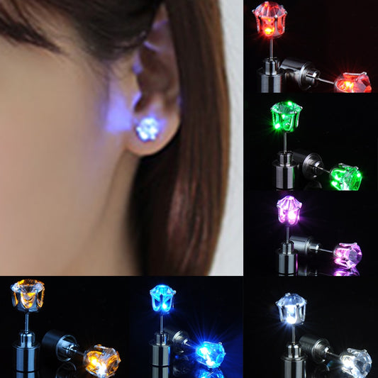 LED Glowing Crystal Earrings