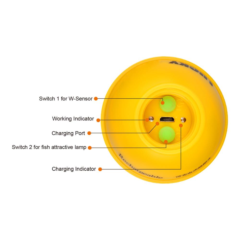 LUCKY FF1108-1CWLA Rechargeable Wireless Sonar for Fishing