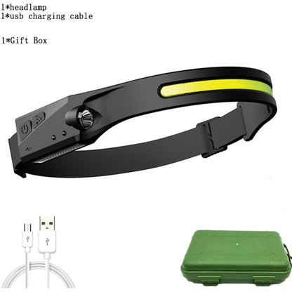 1200mAh USB Rechargeable Headlights