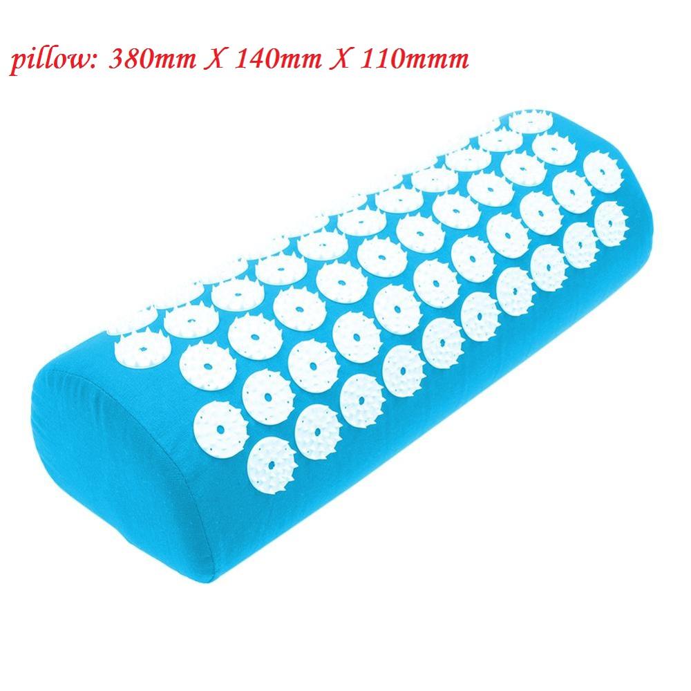 Massager Cushion Massage Yoga Mat Acupressure Relieve Stress Back Body Pain Spike Mat Acupuncture Massage Yoga Mat with Pillow