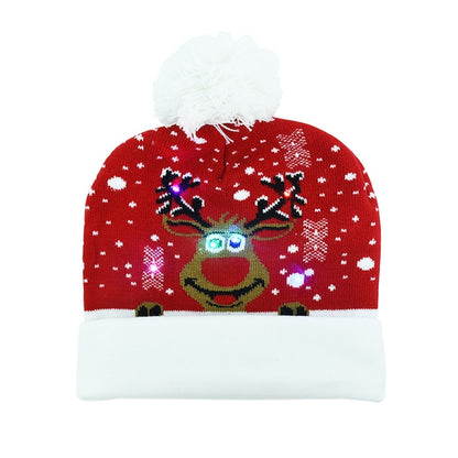 LED Christmas Knitted Hat