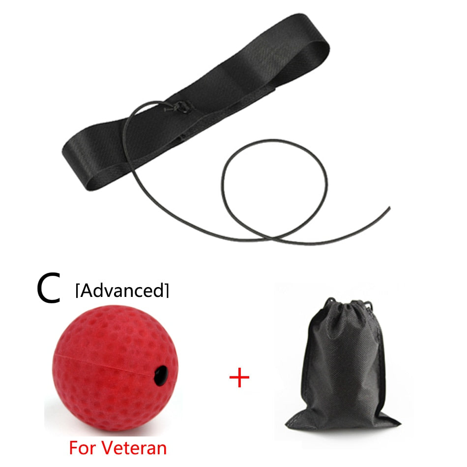 WorthWhile Kick Boxing Reflex Ball Head Band Fighting Speed Training Punch Ball Muay Tai MMA Exercise Equipment Accessories