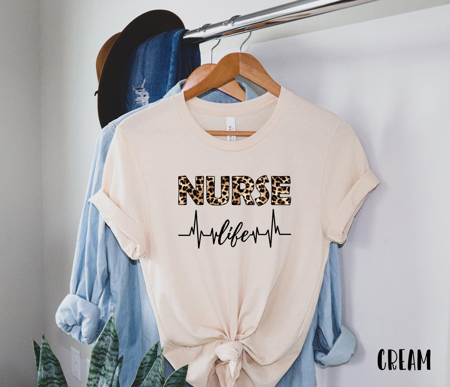 Leopard Nurse Life Shirt, Nurse Life Shirt, Nurse Shirts