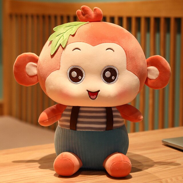 Kawaii Sitting Monkey Plush Toys