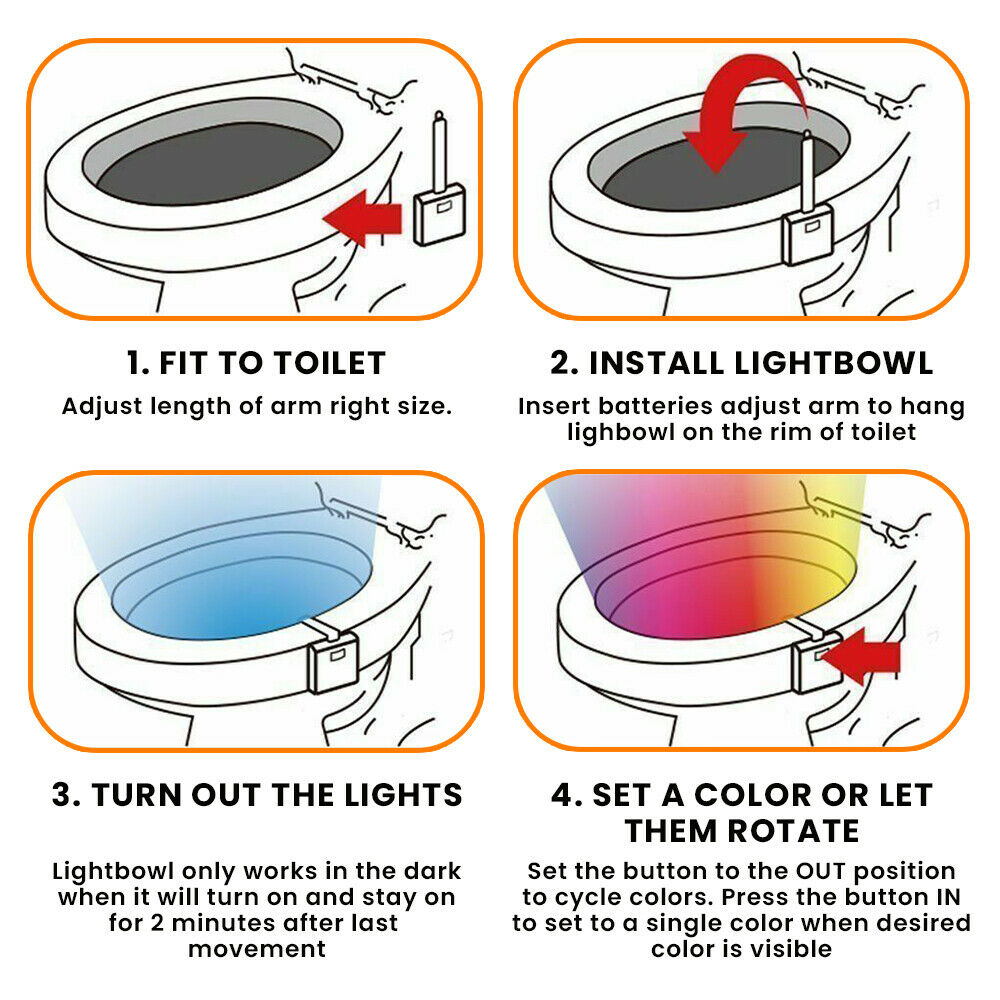 Toilet Bowl LED Light