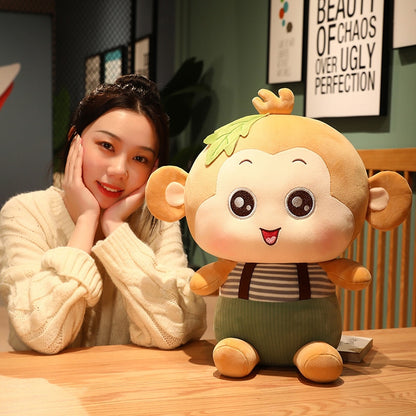 Kawaii Sitting Monkey Plush Toys