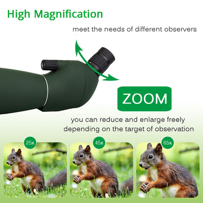 Svbony SV28 50/60/70mm Telescope Zoom Spotting Scope Waterproof Monocular w/ Universal Phone Adapter Mount for Hunting F9308