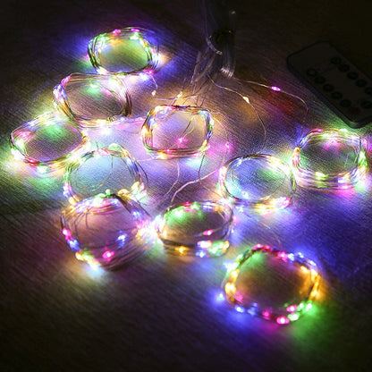 LED Curtain Waterdrop Garland Lights