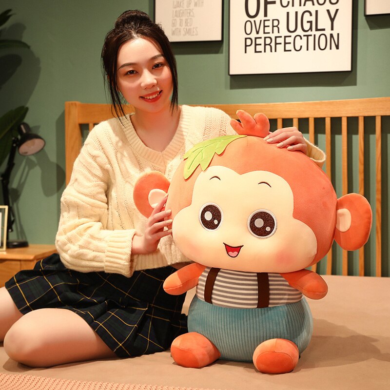 Kawaii Sitting Monkey Plush Toys