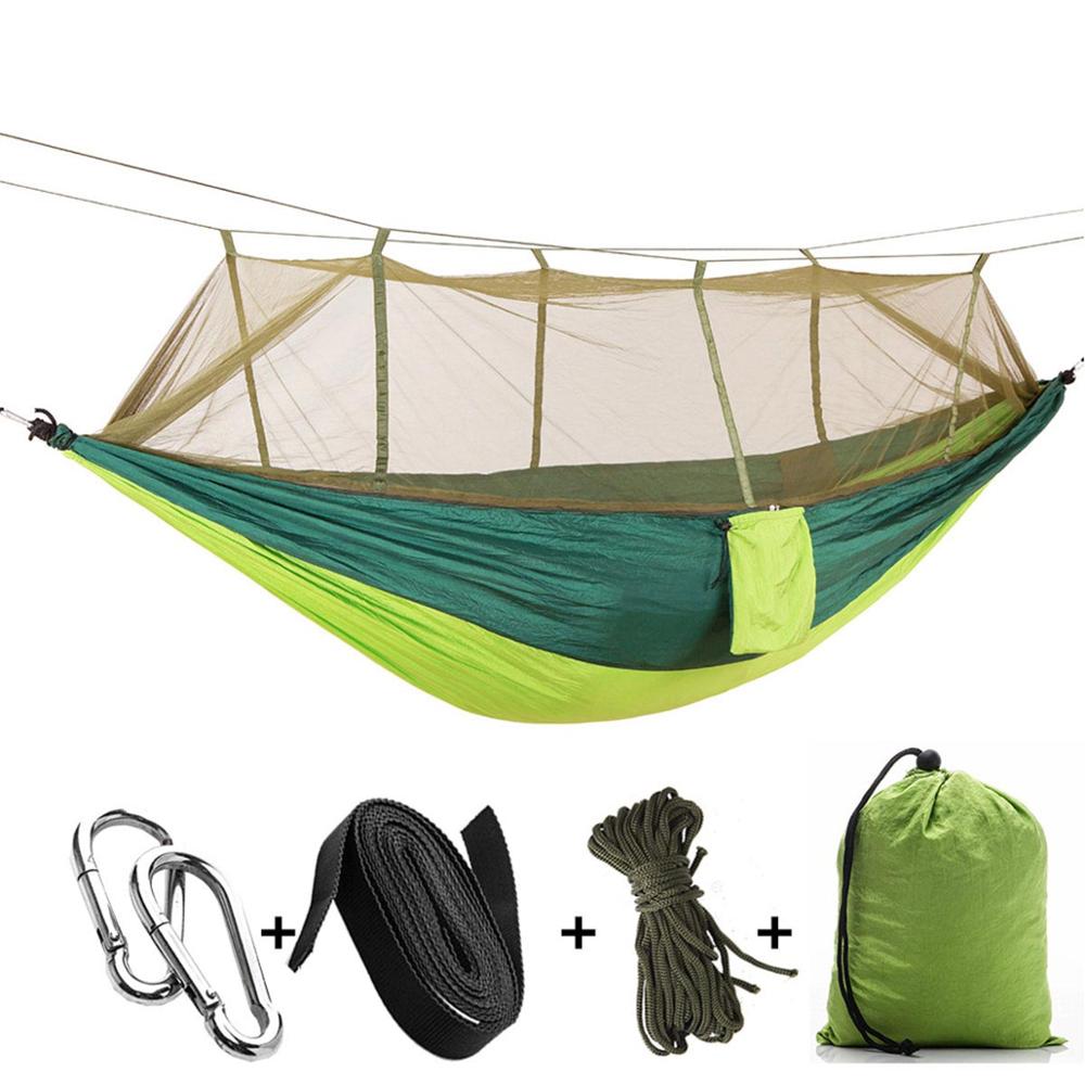 1-2 Person Camping Hammock Outdoor Mosquito Bug Net